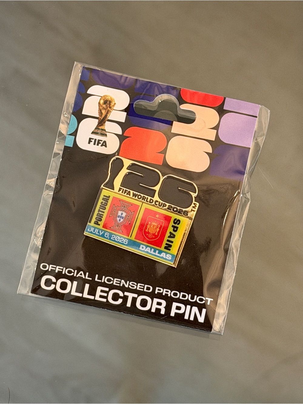World Cup 2026 Collector Pin-Ronaldo’s final WC match